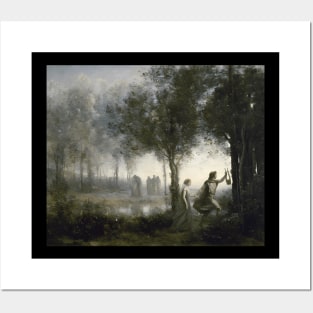 Camille Corot - Orpheus Leading Eurydice From The Underworld Posters and Art